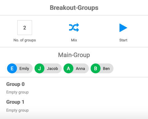Wie konfiguriere ich die Anzahl der Gruppen in einem Videoanruf in Linkchat